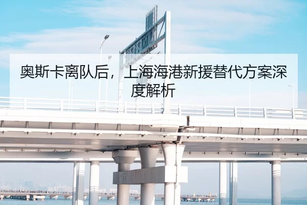 奥斯卡离队后，上海海港新援替代方案深度解析